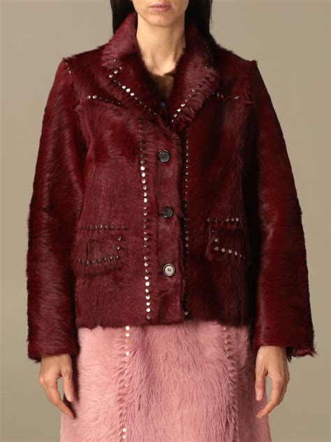 prada women's coats|Prada jacket outlet.